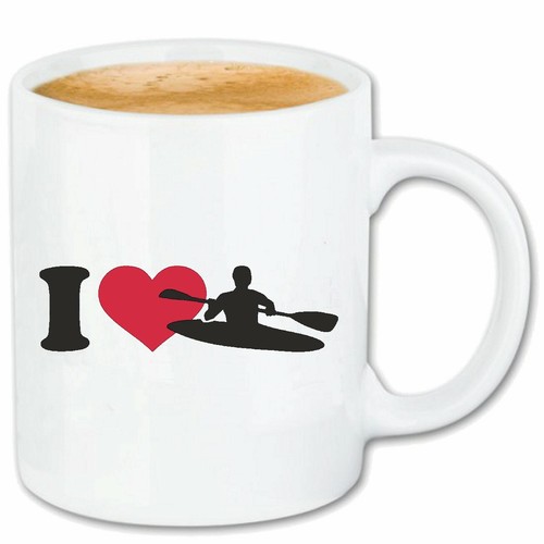 Kaffeetasse love kajak - i,