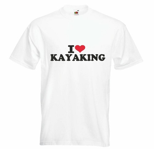 Shirt love kajak fahren - t-shirt,